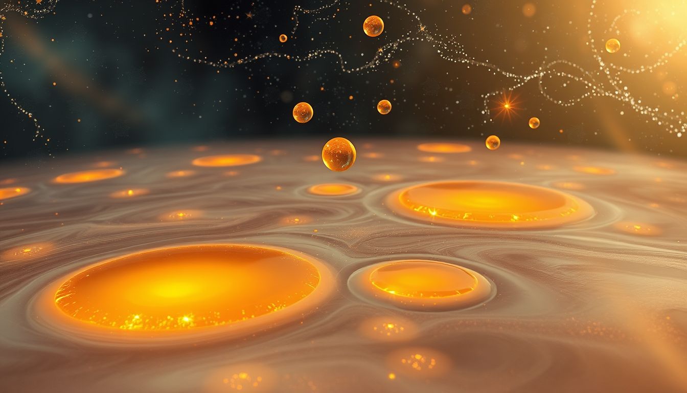 Baumharz am Boden symbolisiert festgehaltene Erinnerungen und Vergangenheit.