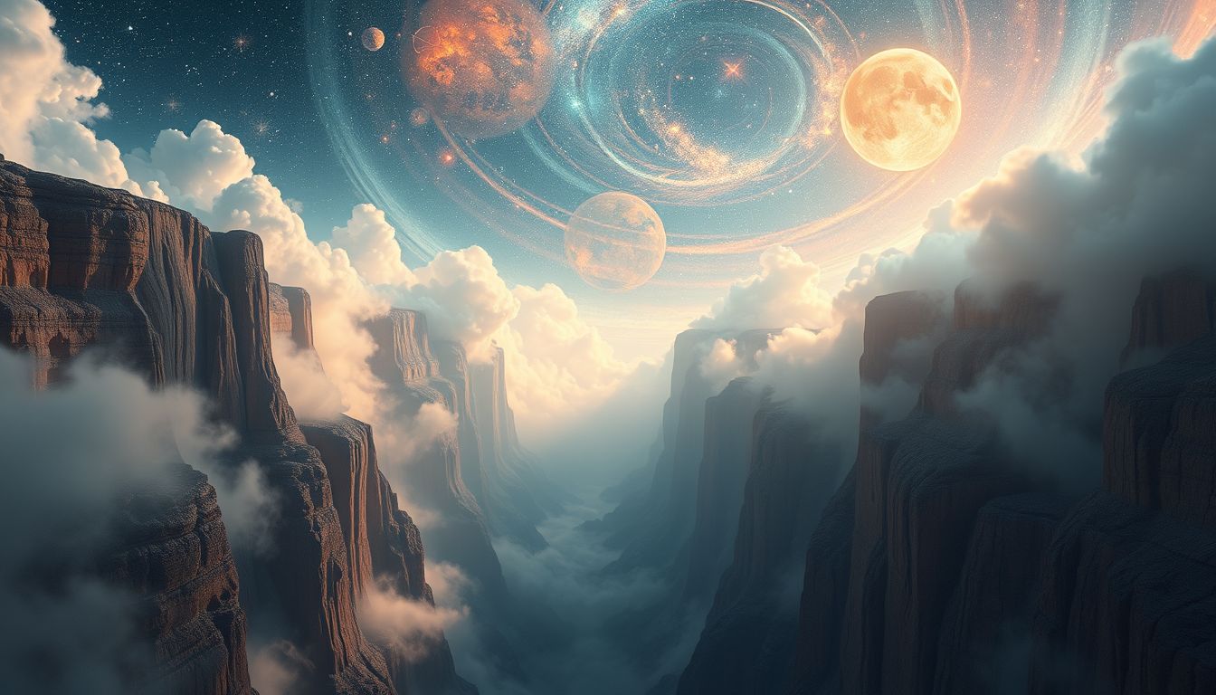 In tiefen Schluchten träumen symbolisiert innere Konflikte und Ängste.