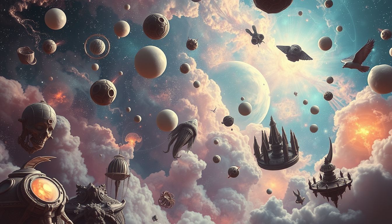 Sich verirren im Kuriositätenkabinett symbolisiert innere Orientierungslosigkeit.