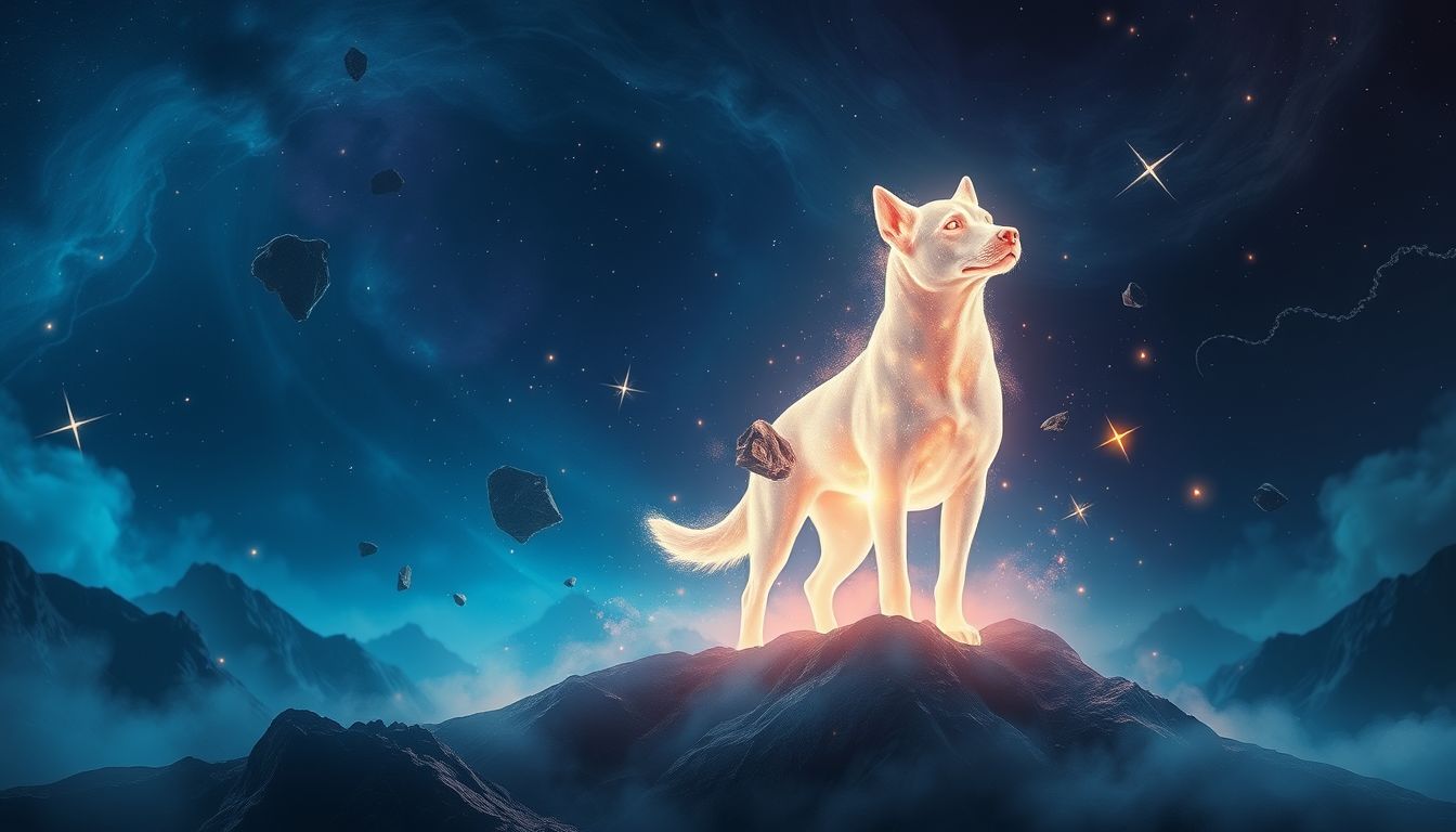 Ein Bergwerkshund symbolisiert Schutz und Treue im Traum.