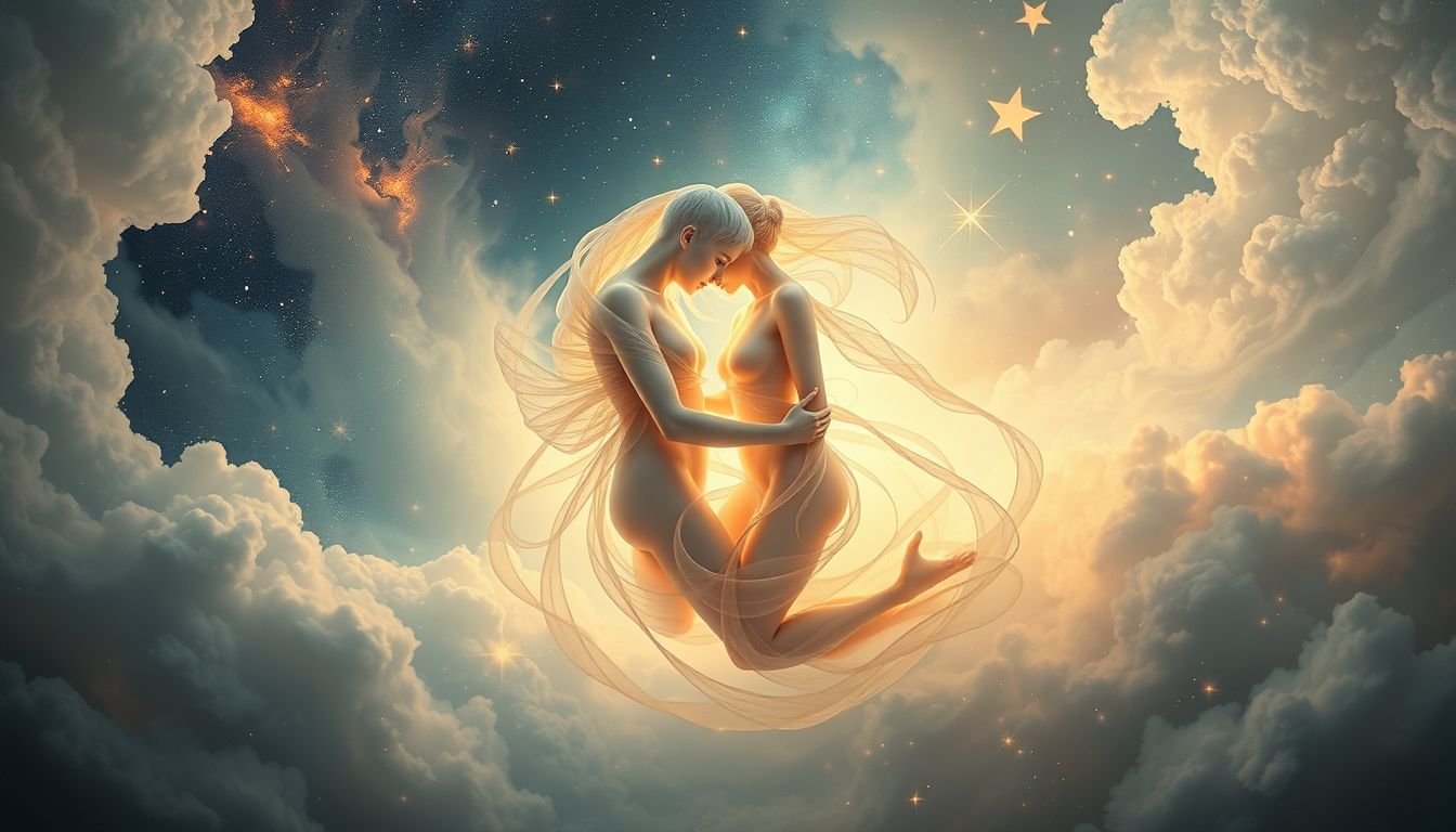 Traum 22 symbolisiert intime Bindung und gegenseitigen Schutz im Paar.