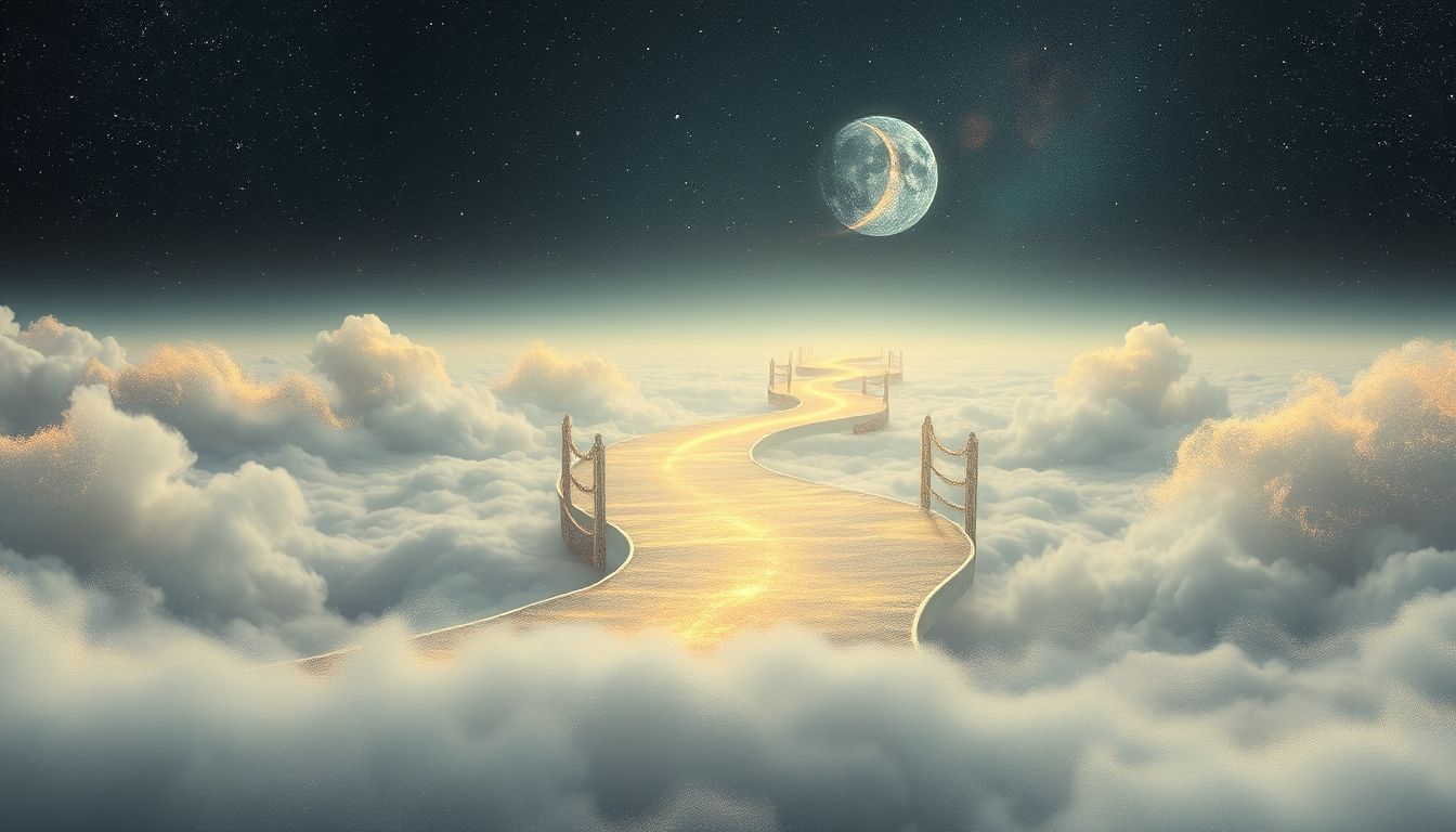 Eine blockierte Straße im Traum symbolisiert hindernde Lebensbarrieren.