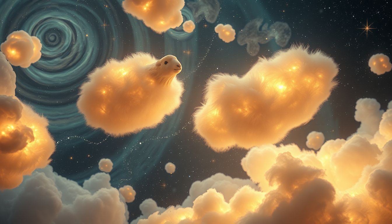 Mehrere Schafpelze im Traum symbolisieren reichen Schutz und Wohlstand.