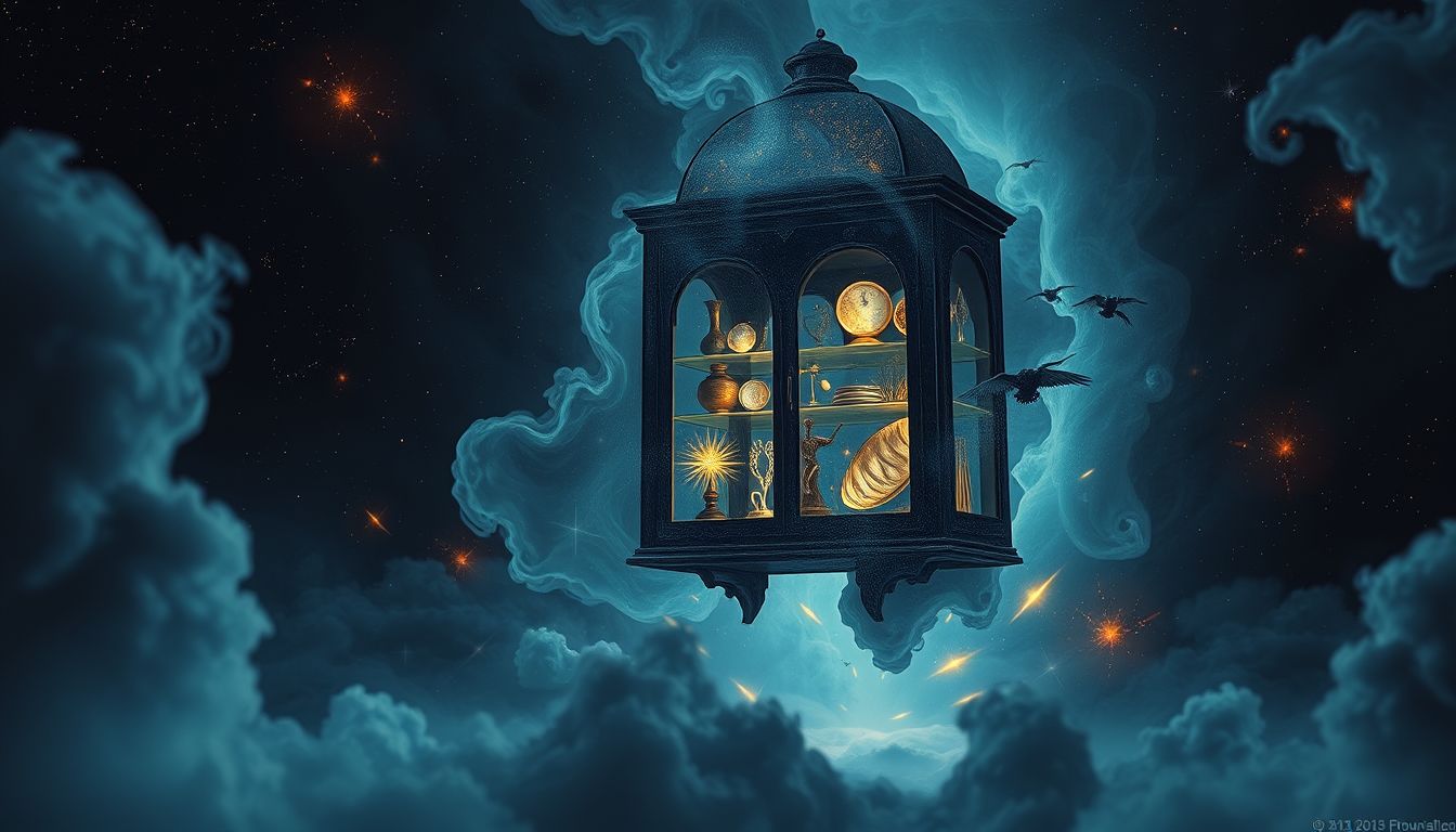 Ein Traum vom Kuriositätenkabinett symbolisiert verborgene Ängste.