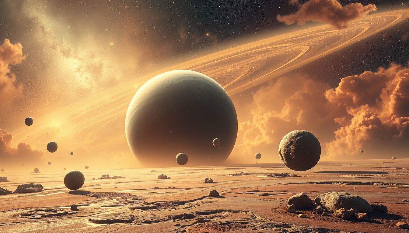 Der Saturnmond Titan symbolisiert in Träumen Neuanfänge und Geheimnisse.