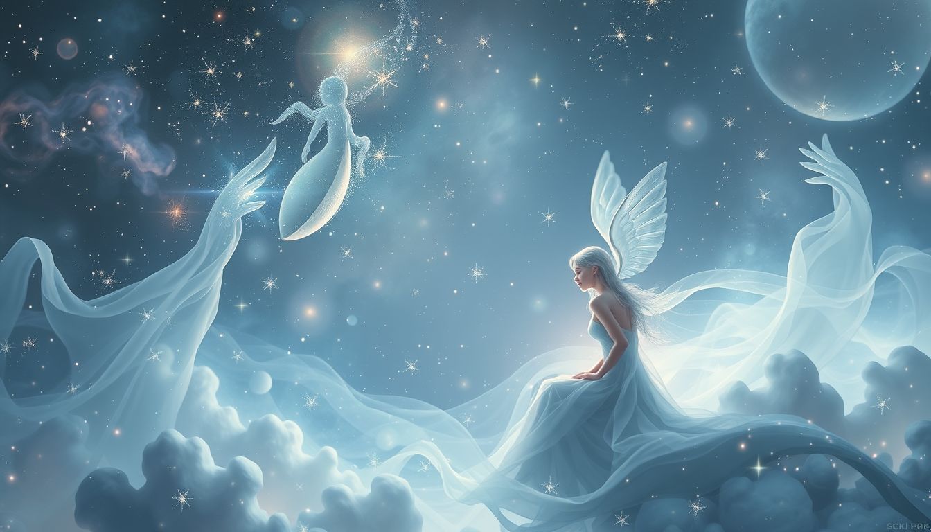 Ätherische Wesen symbolisieren oft spirituelle Führung und Intuition.