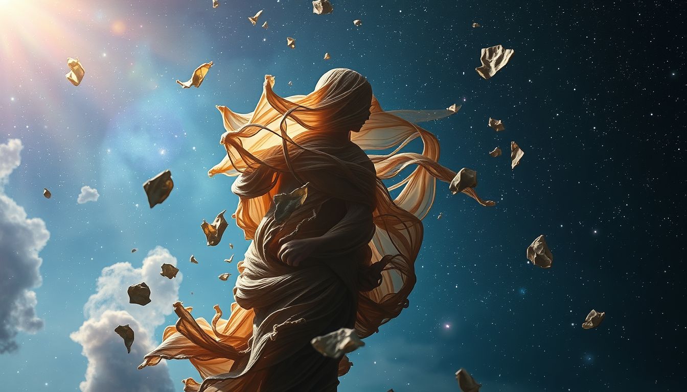 Eine Schlamm-Körperpackung symbolisiert Reinigung und innere Transformation.