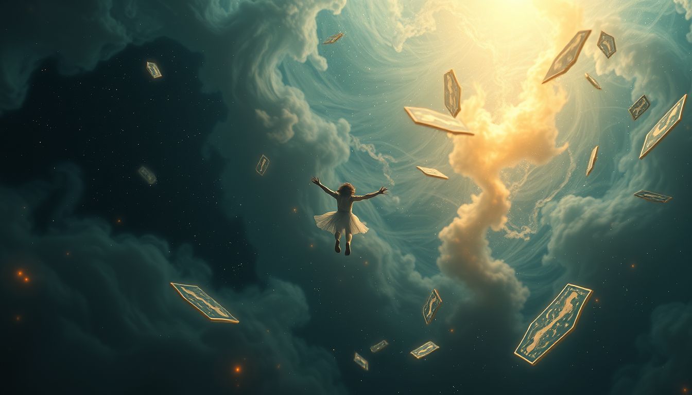 Vom Deck fallen symbolisiert Kontrollverlust und unerwartete Lebensveränderungen.