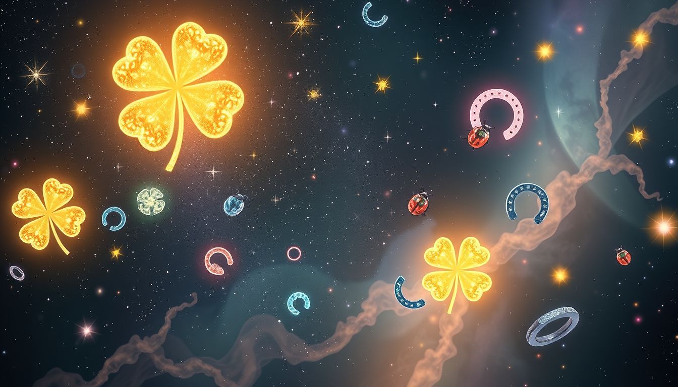 Freitag der 13. im Traum mit Glückssymbolen bringt unerwartetes Glück.