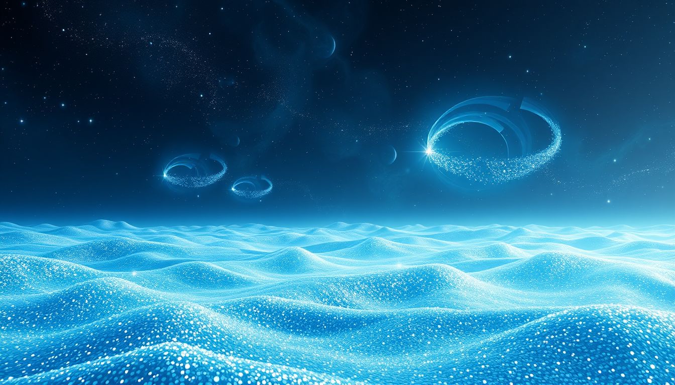 Der Traum von Meer aus Pailletten symbolisiert grenzenlosen Glanz und Erfolg.