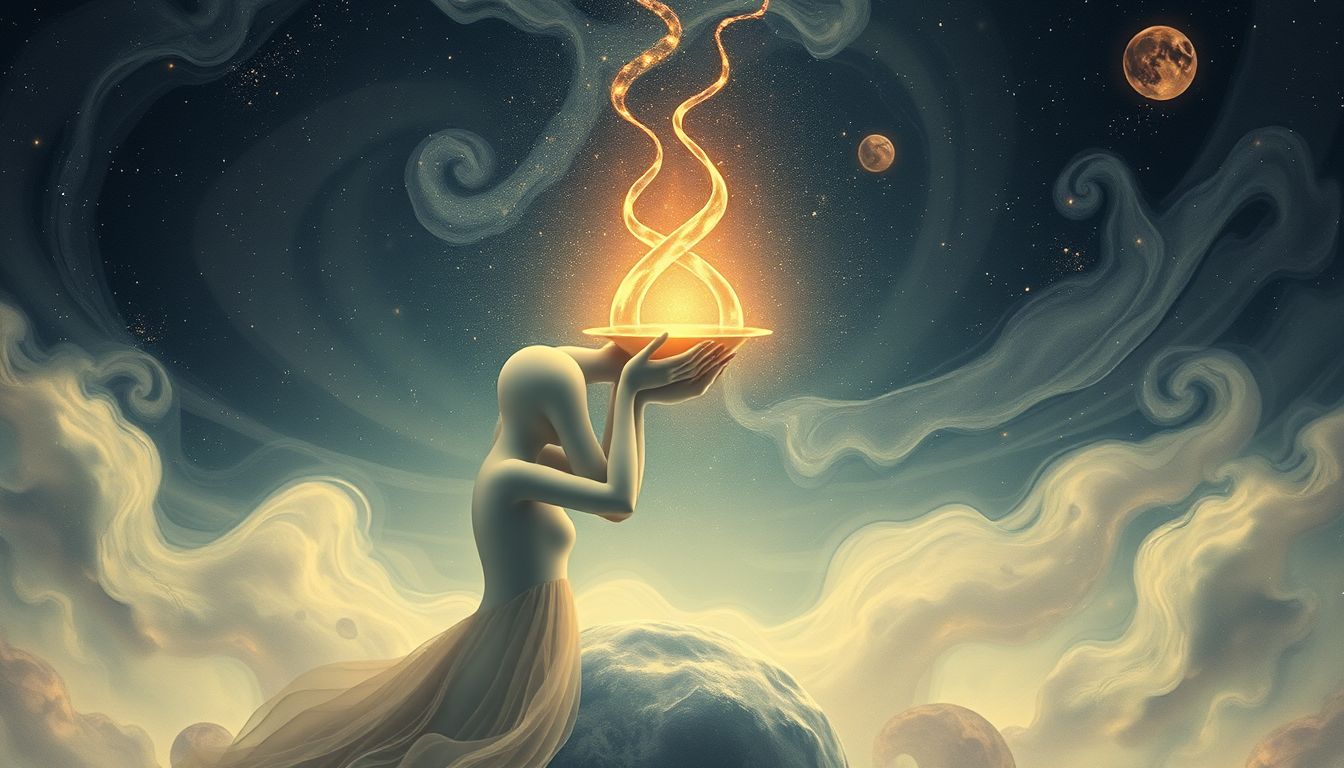 Ein Tschako auf fremdem Kopf symbolisiert Macht und soziale Rollen.