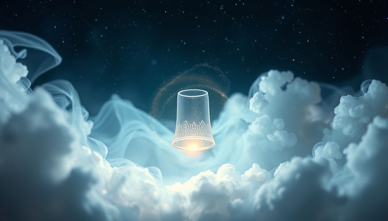 Ein Fingerhut mit Namen symbolisiert persönliche Glücksbringer im Traum.