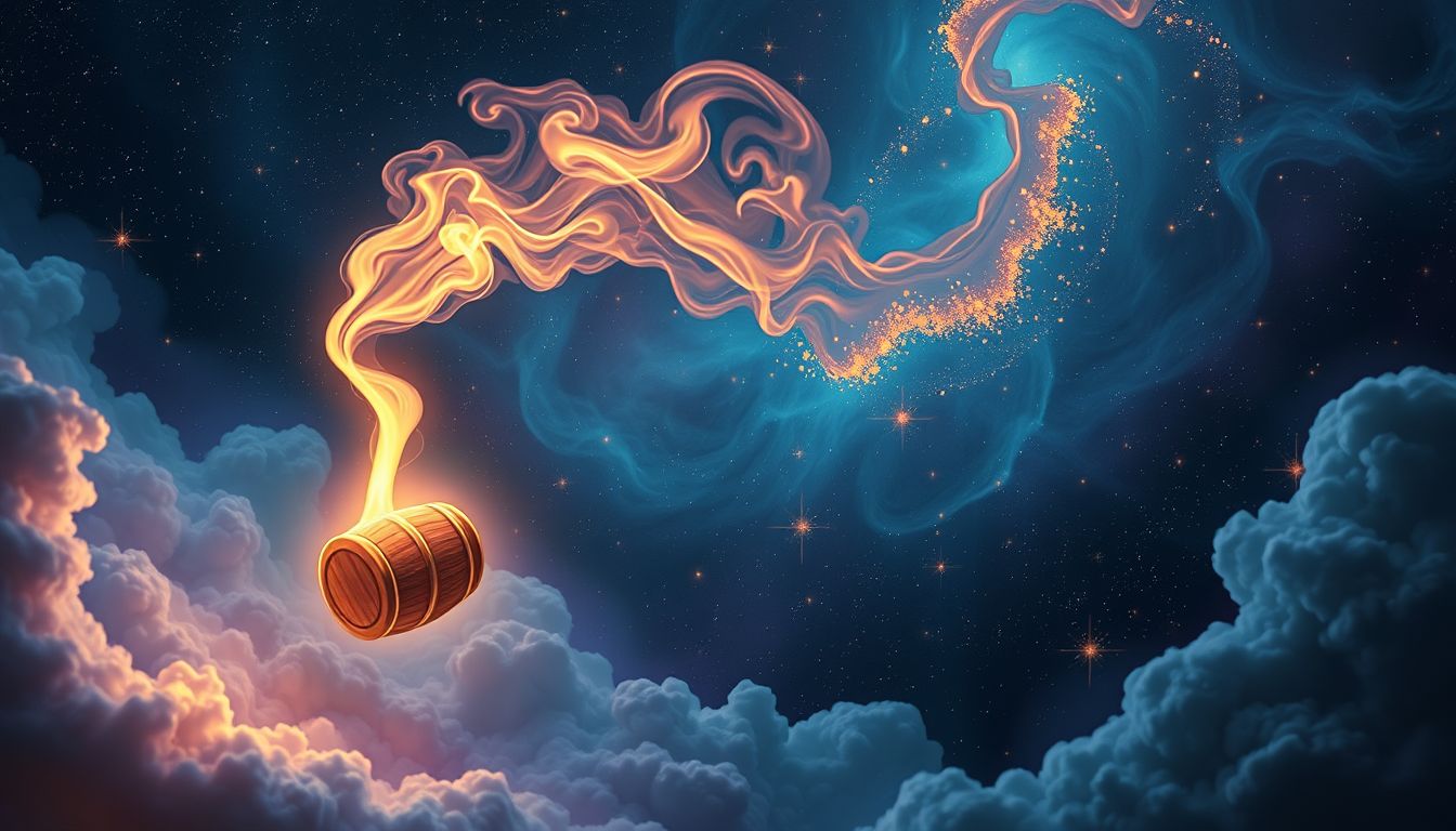 Das Anzünden symbolisiert den Start einer tiefgründigen spirituellen Transformation.