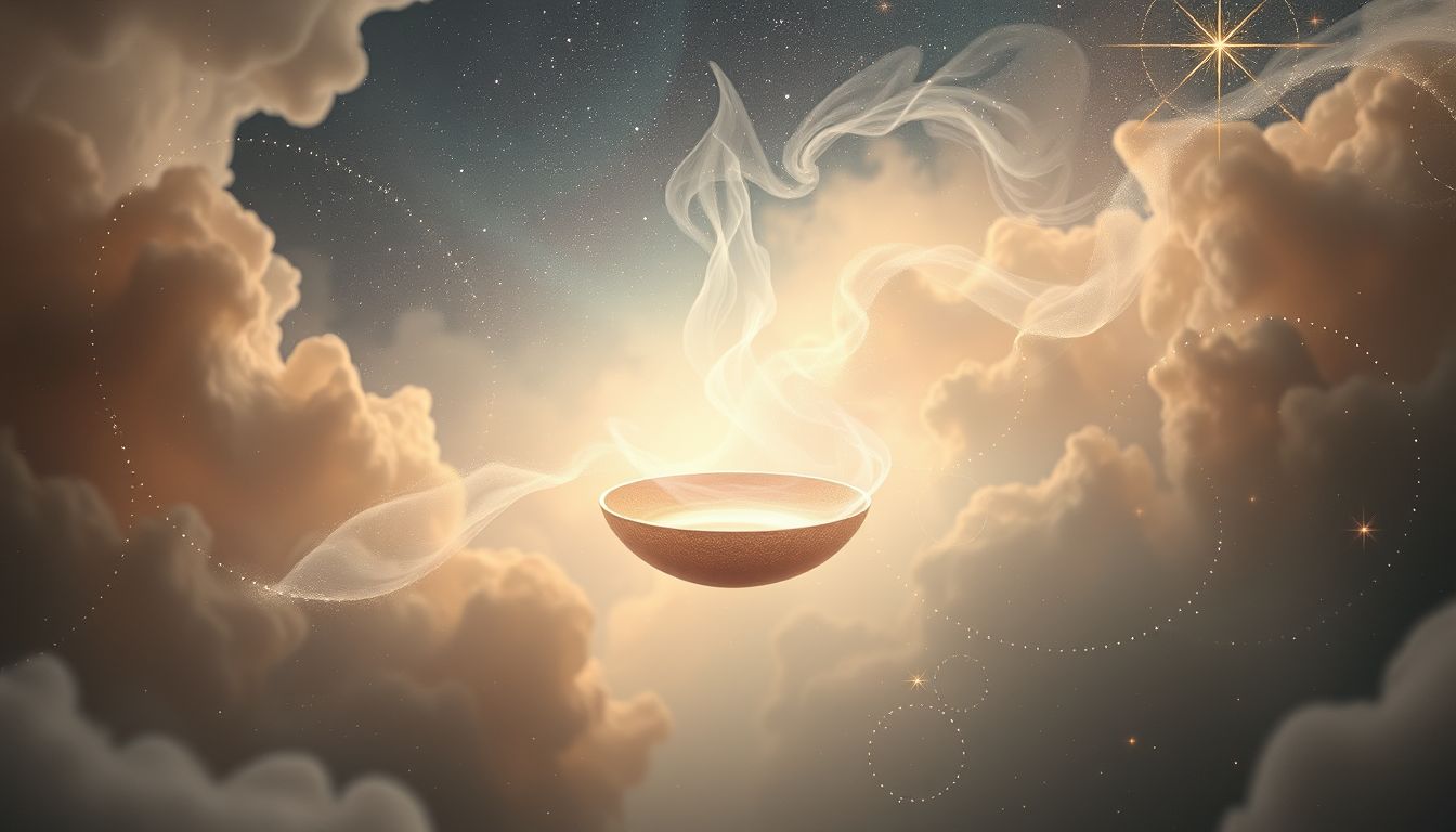 Ein leeres Rauchfass symbolisiert spirituelle Leere und Glaubensverlust.