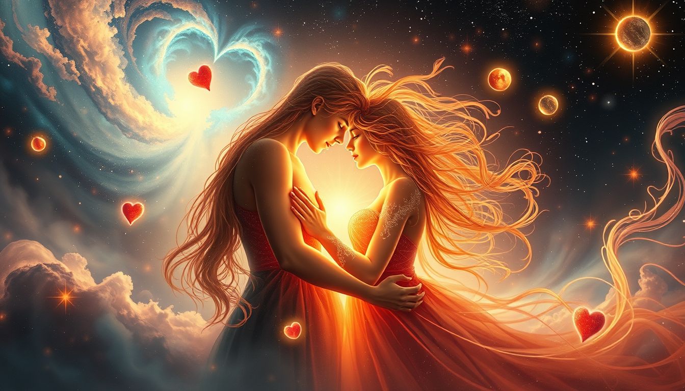 Ein leidenschaftlicher Liebesabenteuer-Traum spiegelt Sehnsucht nach Intensität wider.