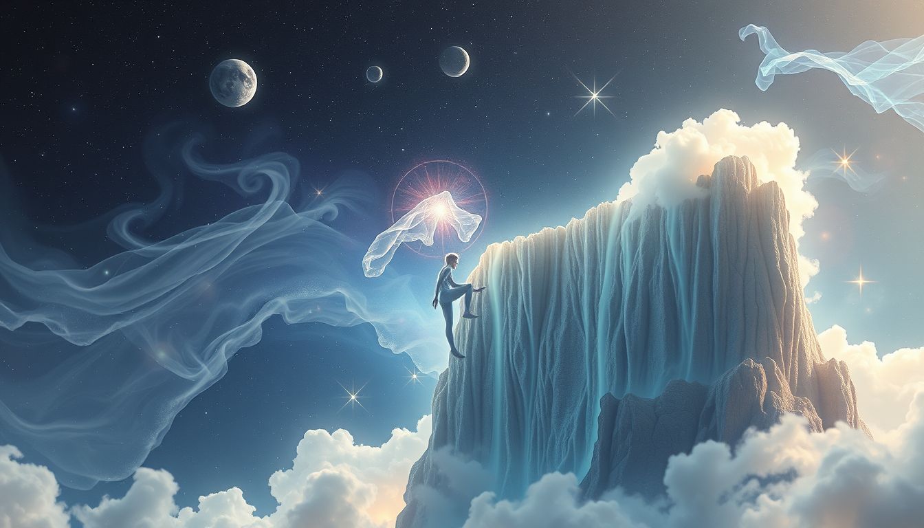 Das Beklettern einer Wand symbolisiert Ehrgeiz und persönliche Überwindung.