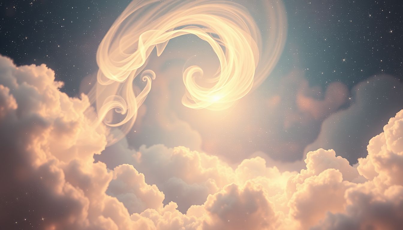 Äther symbolisiert oft geistige Klarheit und spirituelle Verbindung im Traum.