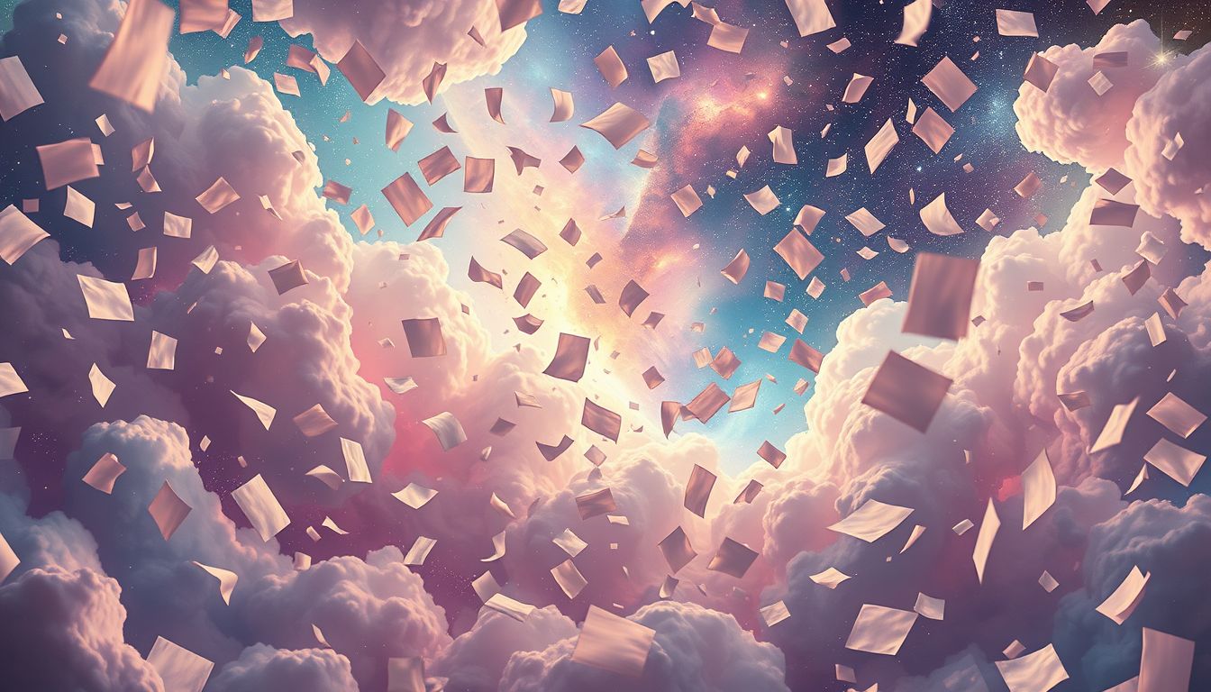 Viele Notizen im Traum spiegeln oft innere Überforderung und Chaos wider.