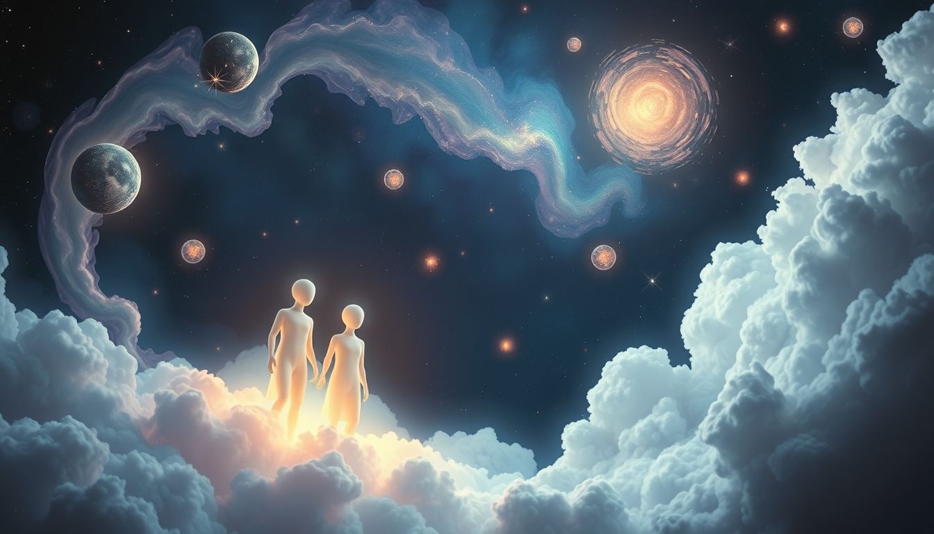 Eine unbekannte Person willkommen heißt neue Möglichkeiten im Leben.