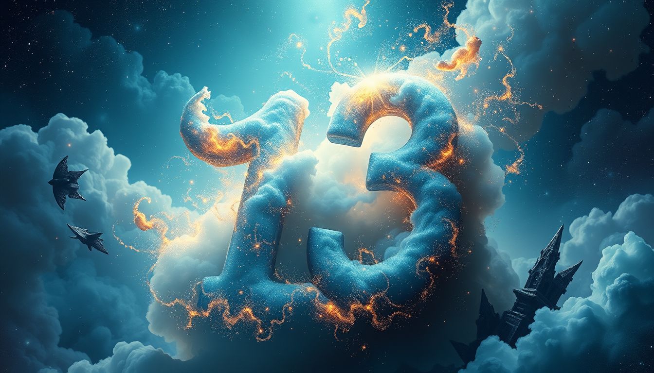 Die Ziffer 13 symbolisiert oft Wandel und überwundene Ängste.