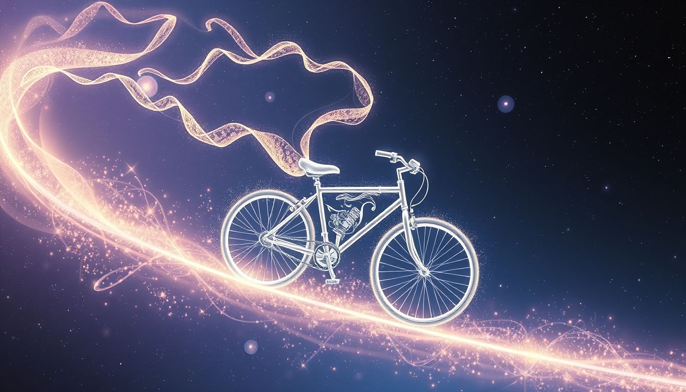 Im Traum Fahrrad fahren symbolisiert Balance zwischen Freiheit und Kontrolle.