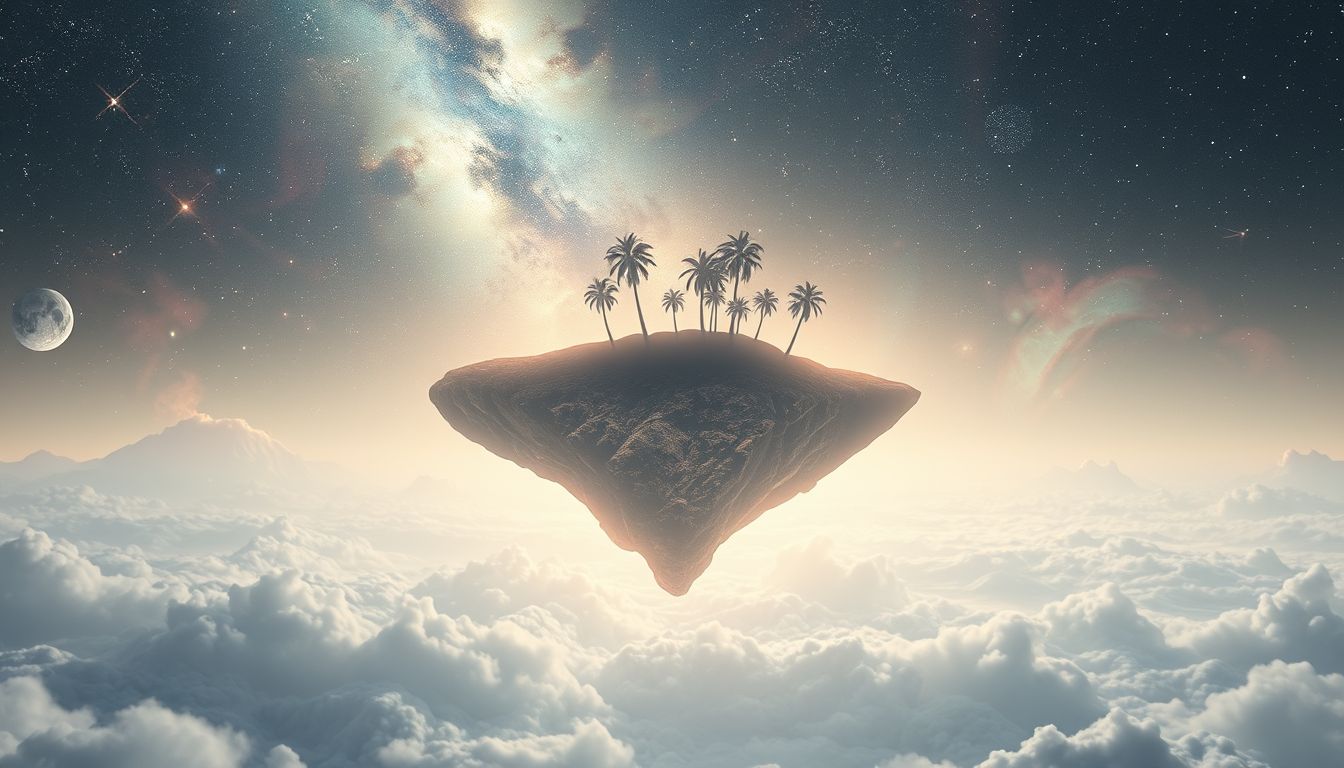Gestrandet auf Insel symbolisiert oft innere Isolation und Selbstfindung.