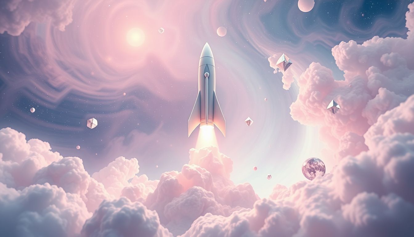 Raketen symbolisieren im Traum schnellen Fortschritt und großen Ehrgeiz.