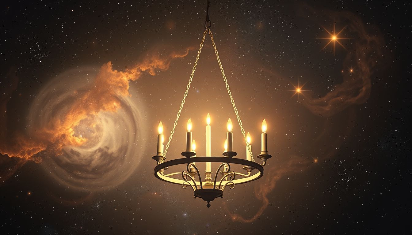 Ein Armleuchter ohne Licht symbolisiert unerfüllte Hoffnungen im Traum.