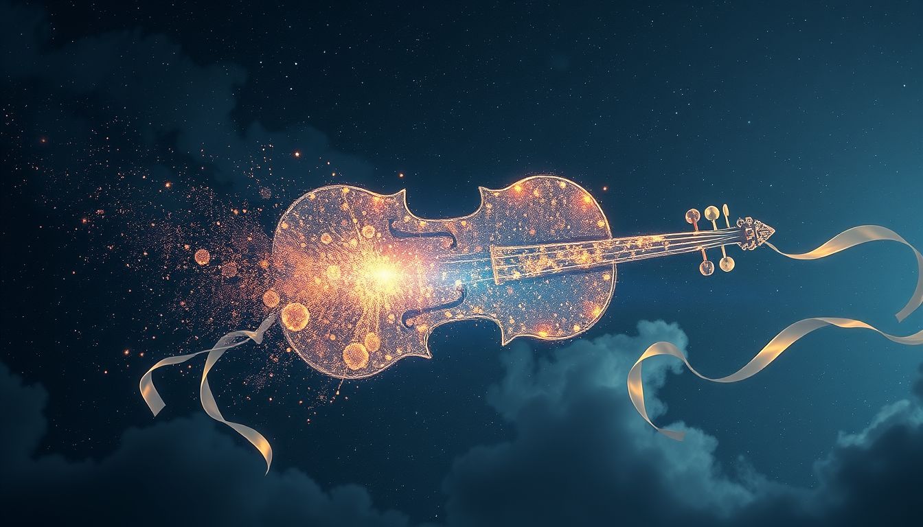 Der Verlust der Violine symbolisiert verlorene Kreativität und Selbstvertrauen.