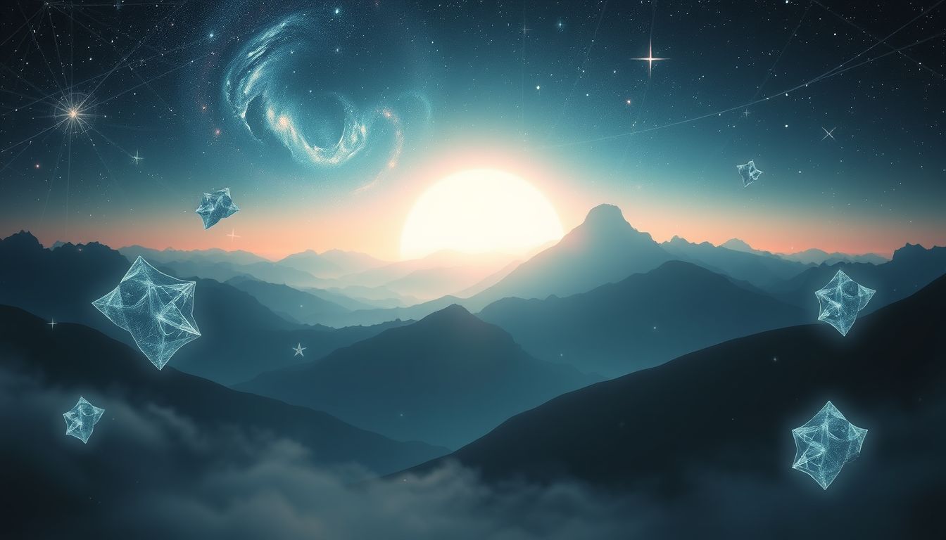 Ein Bergpanorama im Traum symbolisiert innere Stärke und Freiheit.