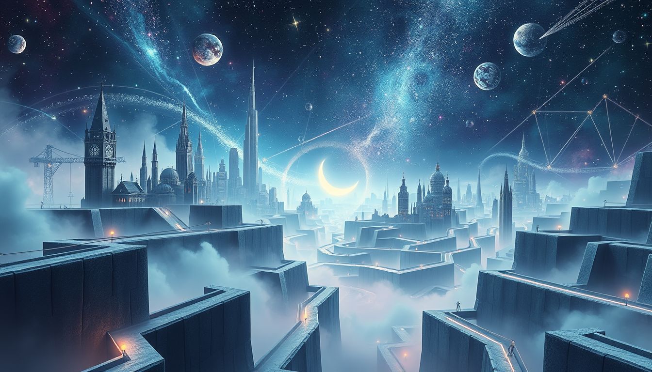 Ein Ausgangsloser Stadttraum symbolisiert oft innere Blockaden und Angst.
