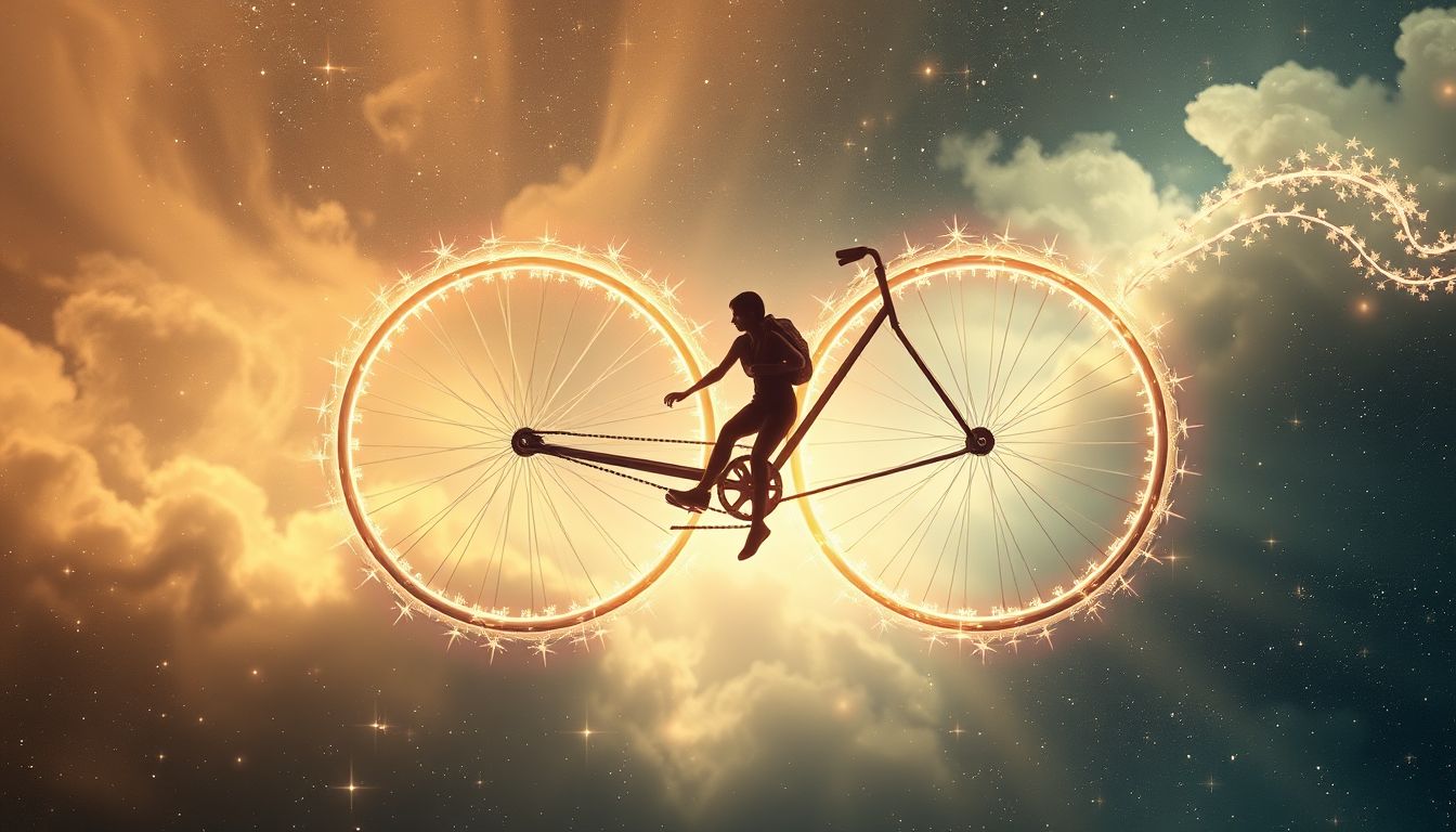 Gemeinsames Fahrradfahren symbolisiert Harmonie und partnerschaftliche Zusammenarbeit.