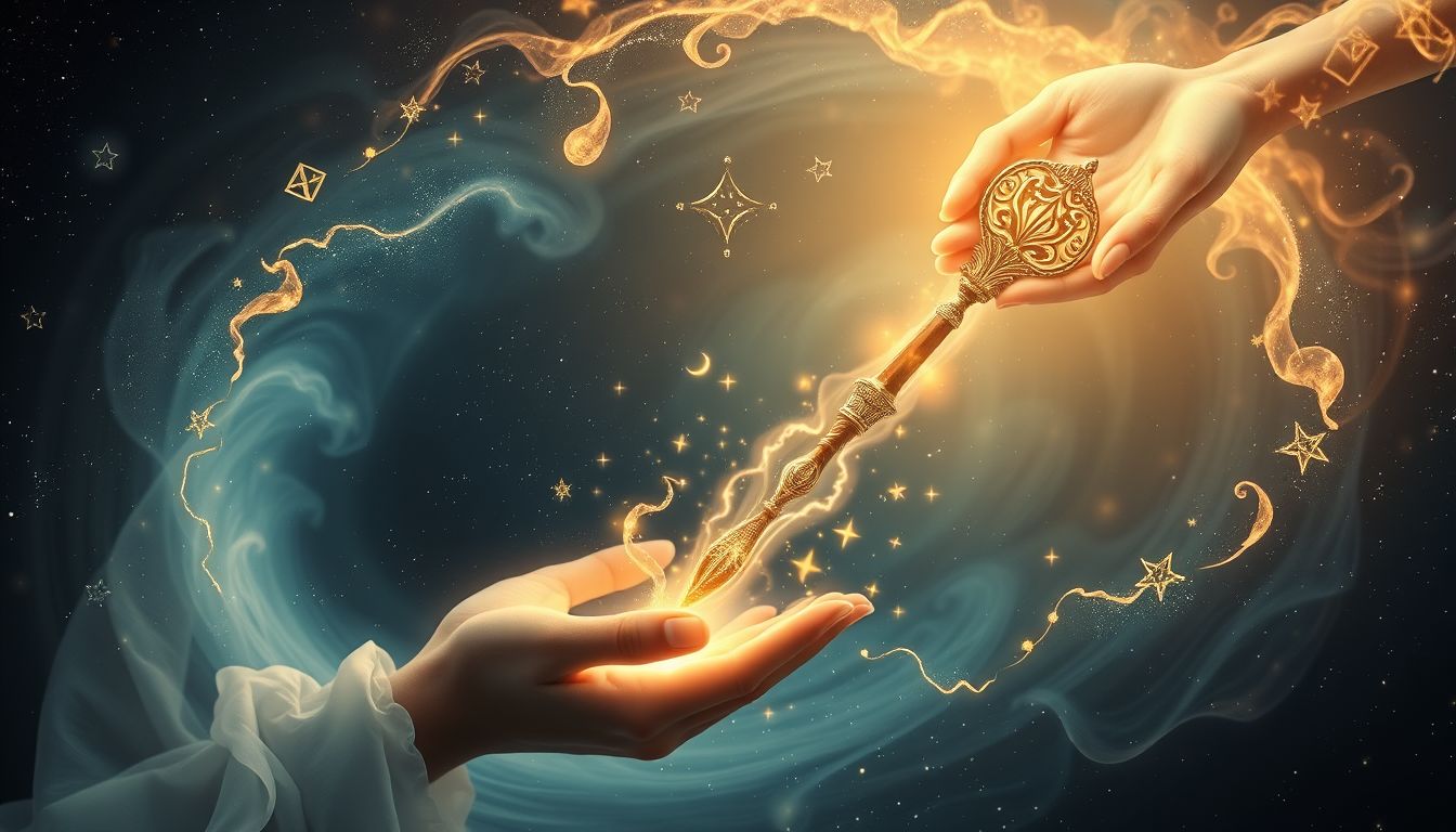 Den Zauberstab verlieren symbolisiert Kontrollverlust und Machtlosigkeit im Traum.