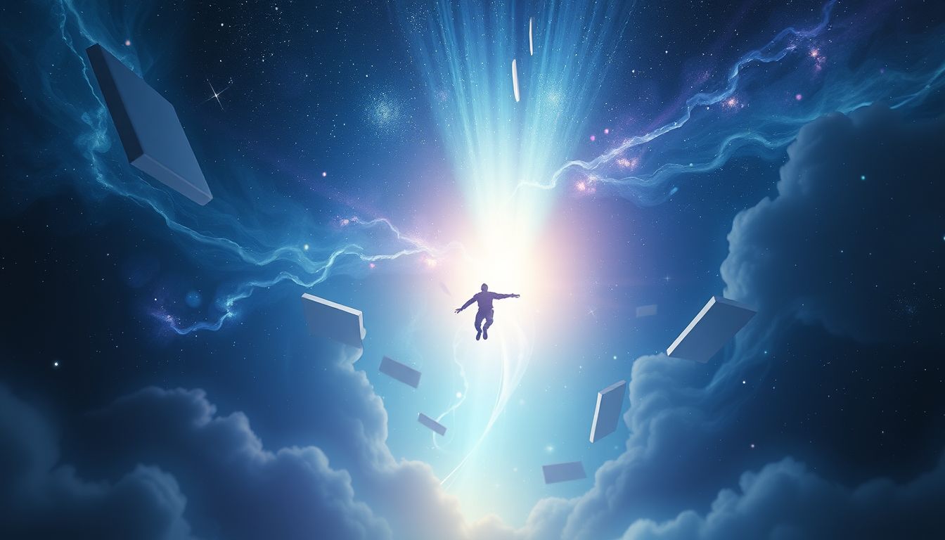 Der 15. Traum vom Fallen deutet auf Kontrollverlust hin.