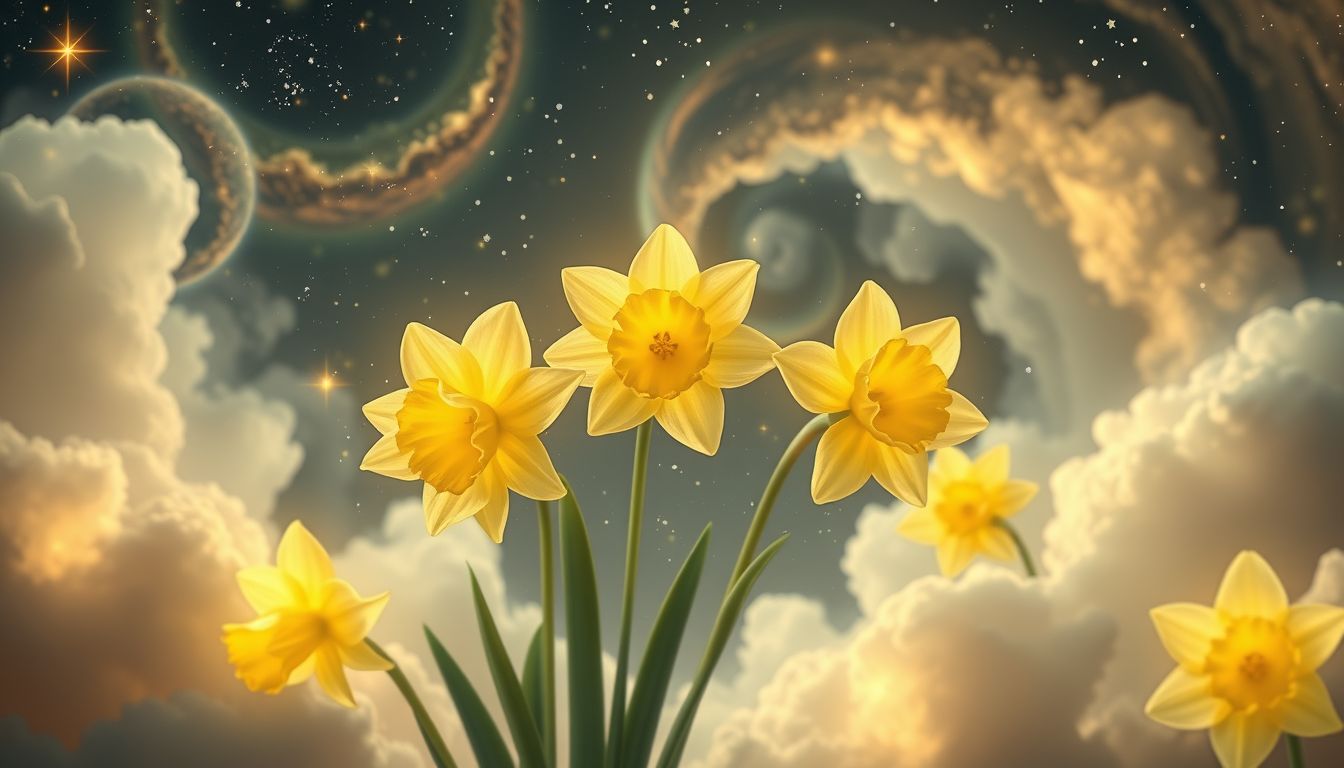Träumen von Narzissen symbolisiert oft Selbstliebe und neuen Lebensabschnitt.