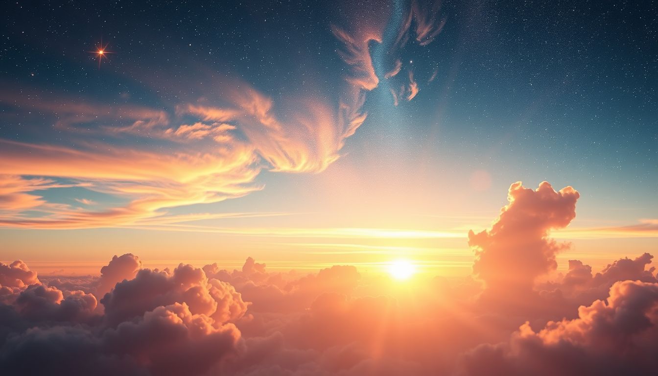 Der Traum vom Panorama bei Sonnenaufgang symbolisiert Neuanfang und Hoffnung.