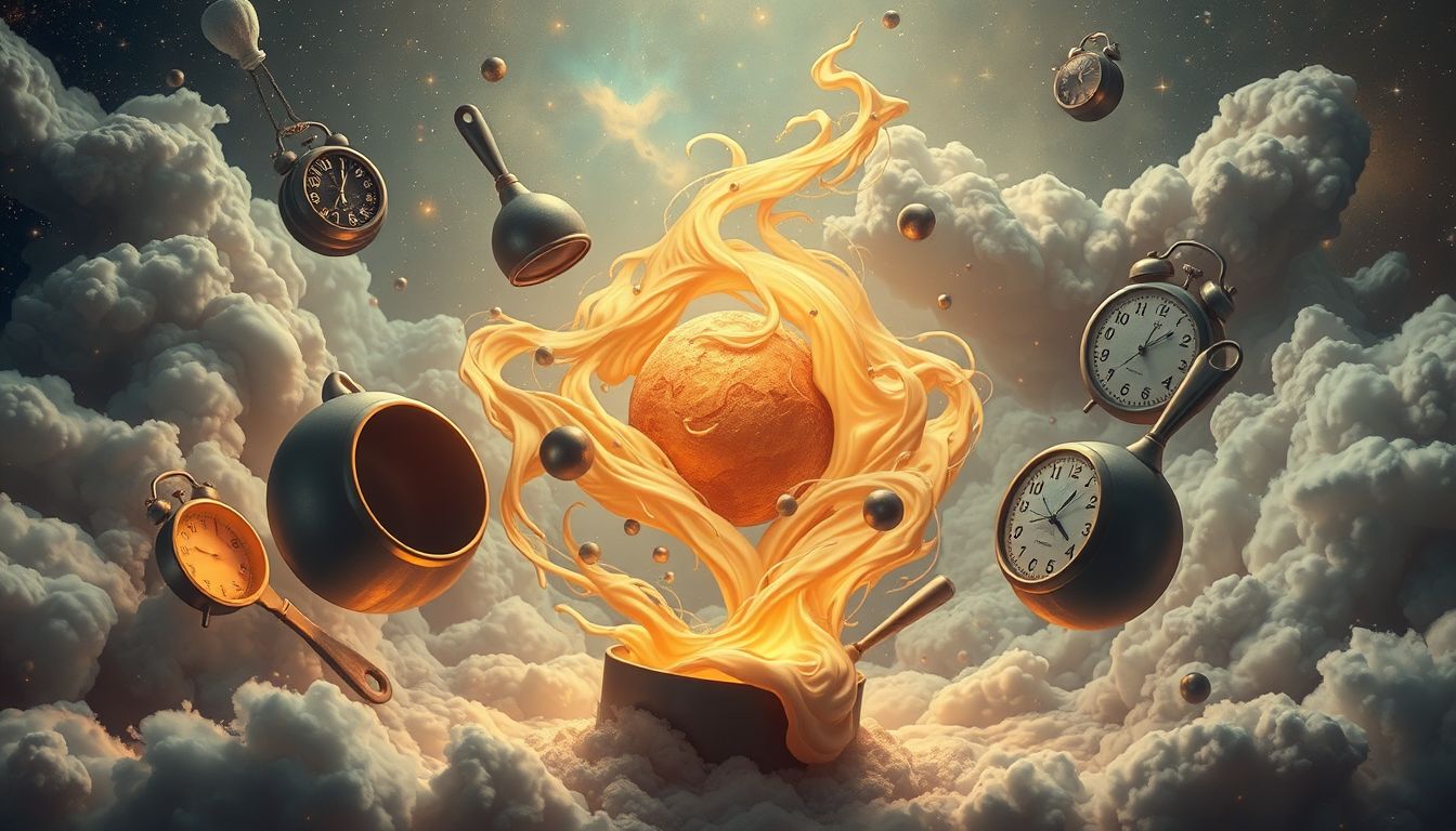 Hastiges Kochen symbolisiert oft innere Unruhe und Zeitdruck im Traum.