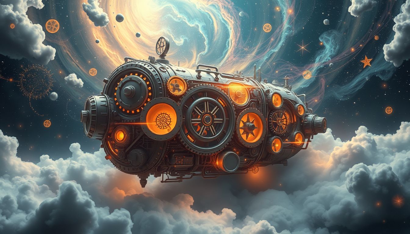 Träume von lernenden Maschinen symbolisieren Fortschritt und Selbstentwicklung.