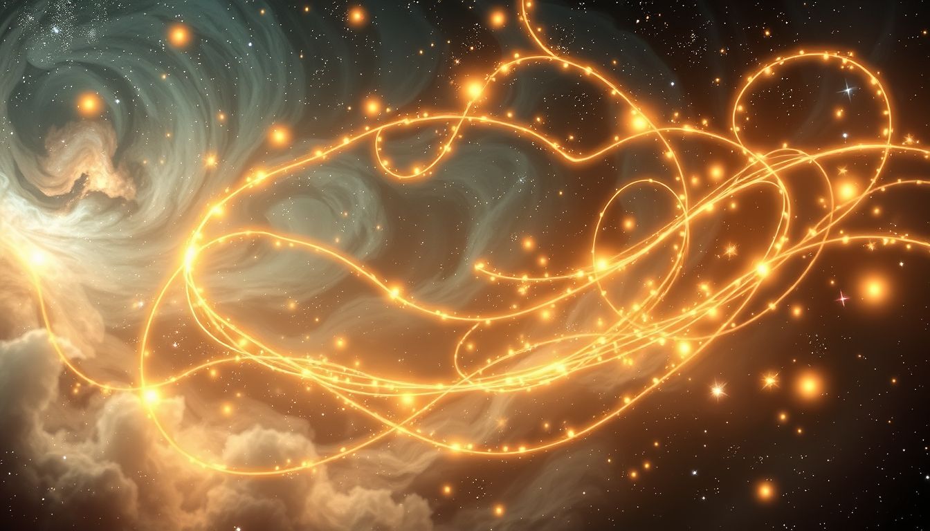 Das Entwirren von Lichterketten symbolisiert harmonische Festfreude und Erneuerung.