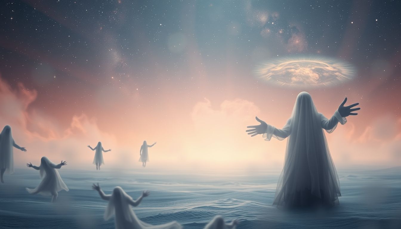 Gestrandet und von Geistern heimgesucht symbolisiert innere Ängste.