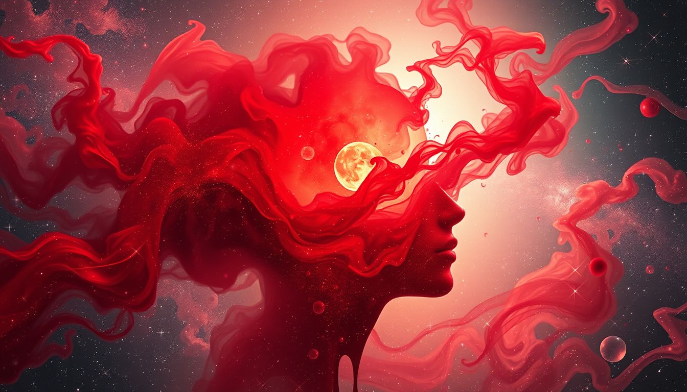 Träume von Kopfschüssen mit viel Blut symbolisieren tiefen emotionalen Schmerz.