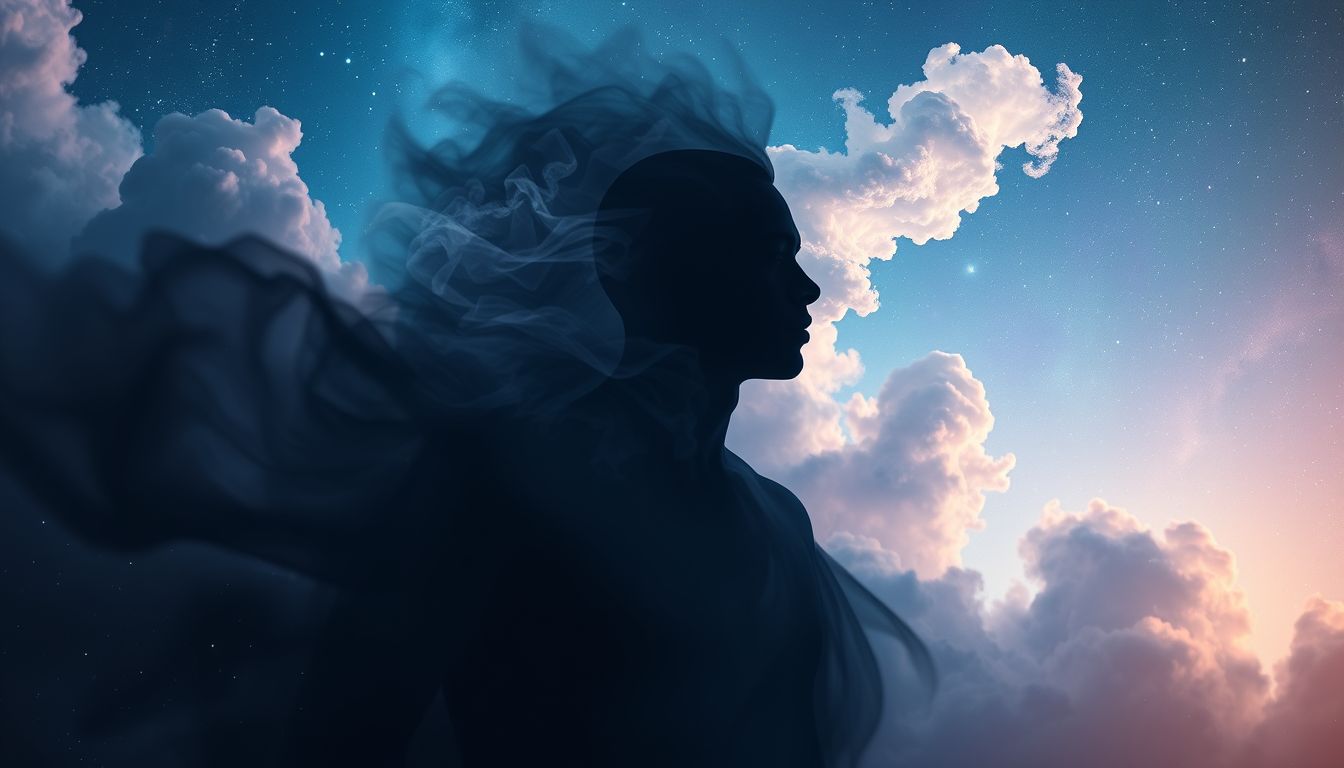 Der schwarze Mann symbolisiert im 26. Traum Wandel und Transformation.