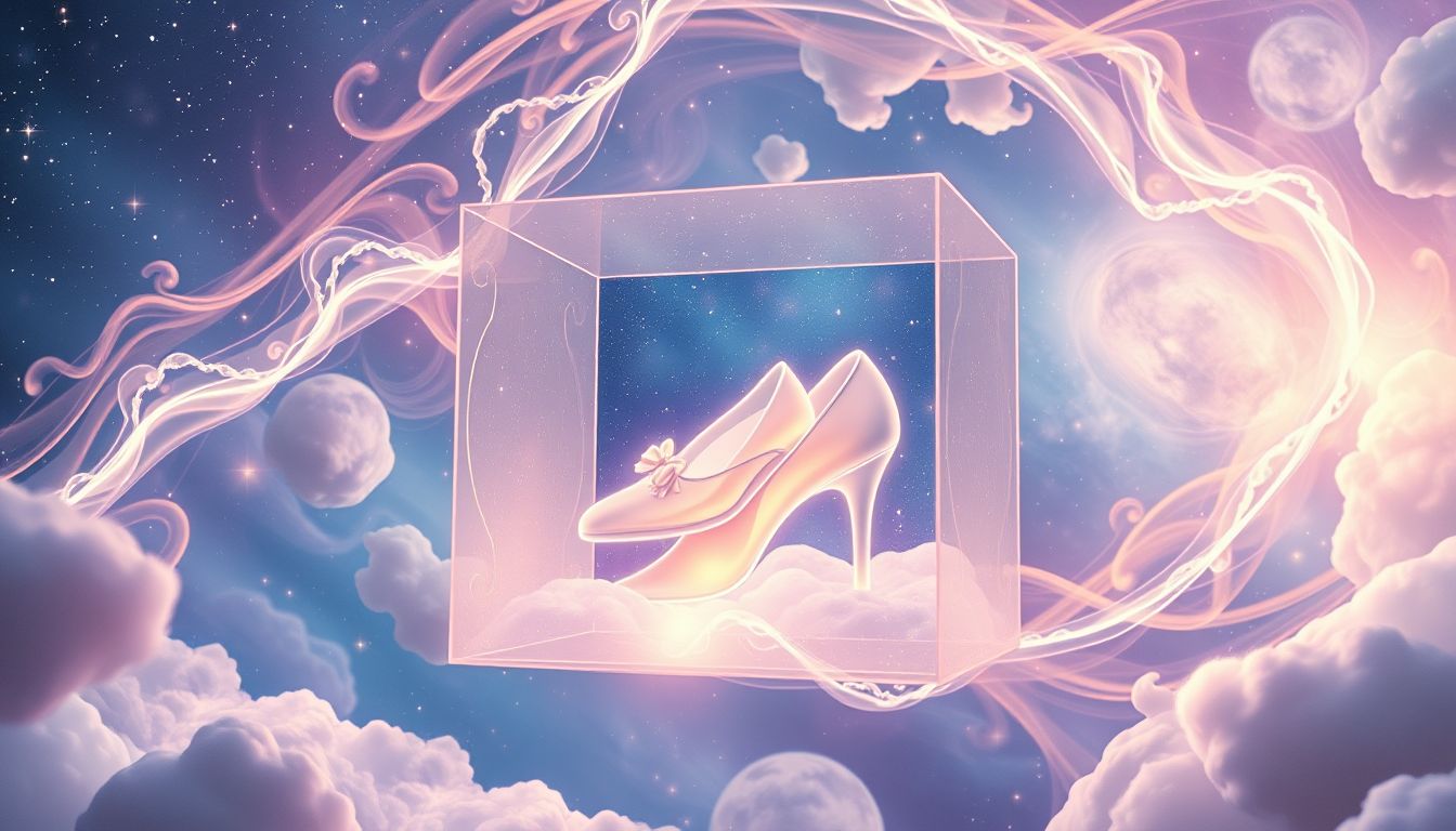 Schuhe im Schuhkarton symbolisieren versteckte persönliche Entwicklung und Potenziale.