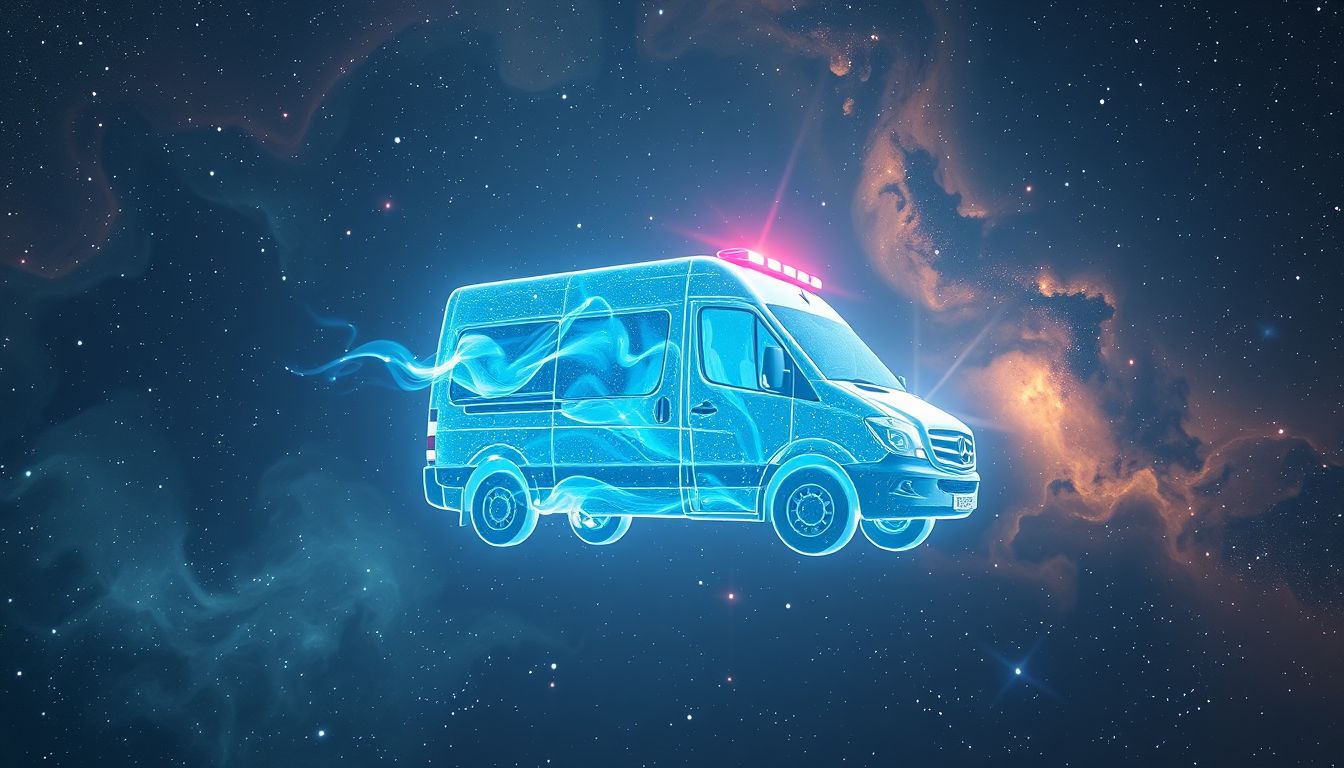 Der Krankenwagen symbolisiert im Traum dringenden Hilfsbedarf und Heilung.