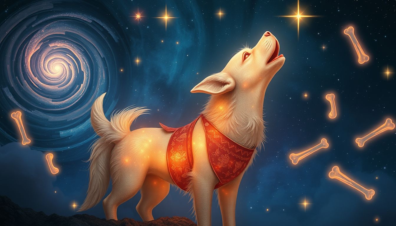 Ein heulender Metzgerhund symbolisiert oft emotionale Warnungen im Traum.