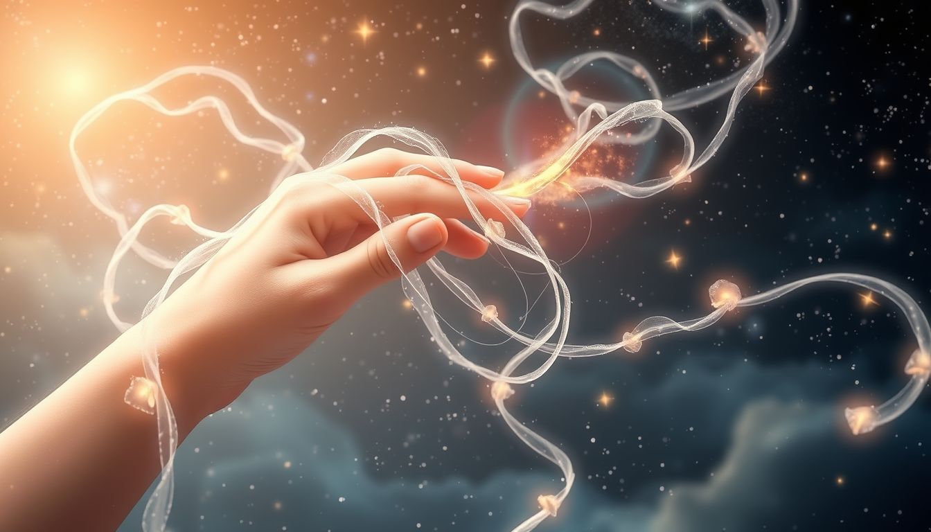Das Entwirren mit Fingern symbolisiert Geduld und intuitive Problemlösung.