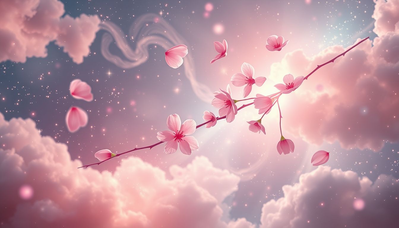 Kirschblüten im Traum symbolisieren zarte Schönheit und Neubeginn.