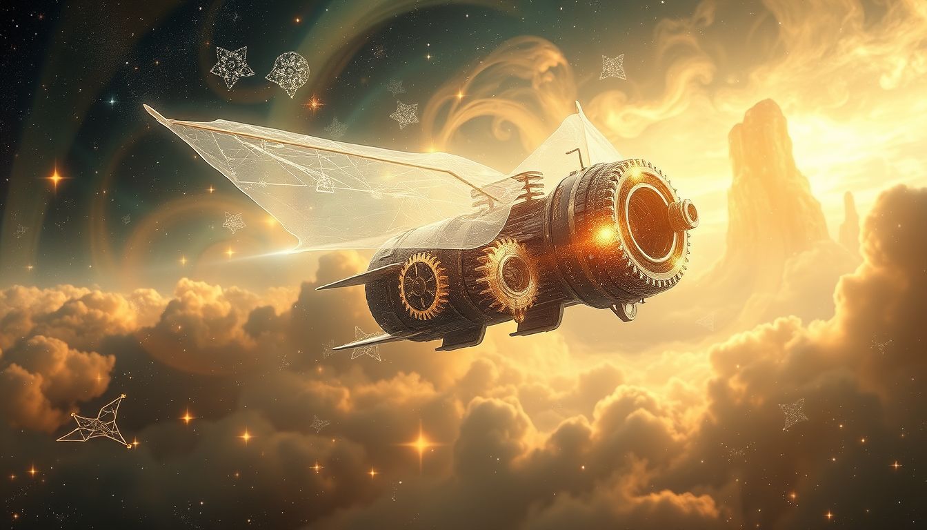 Der Traum von fliegenden Maschinen symbolisiert Freiheit und Abenteuerlust.