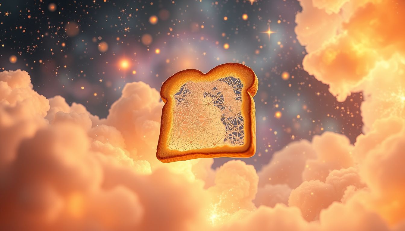 Ein Toastbrot ohne Belag symbolisiert oft innere Bedürftigkeit und Mangel.