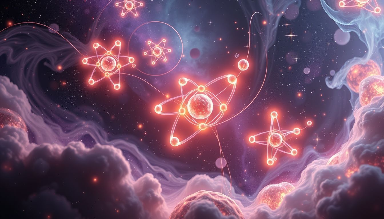 Atomare Bindungen spiegeln im Traum innige emotionale Verflechtungen wider.